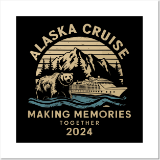 Matching Family Friends and Group Alaska Cruise 2024 Posters and Art